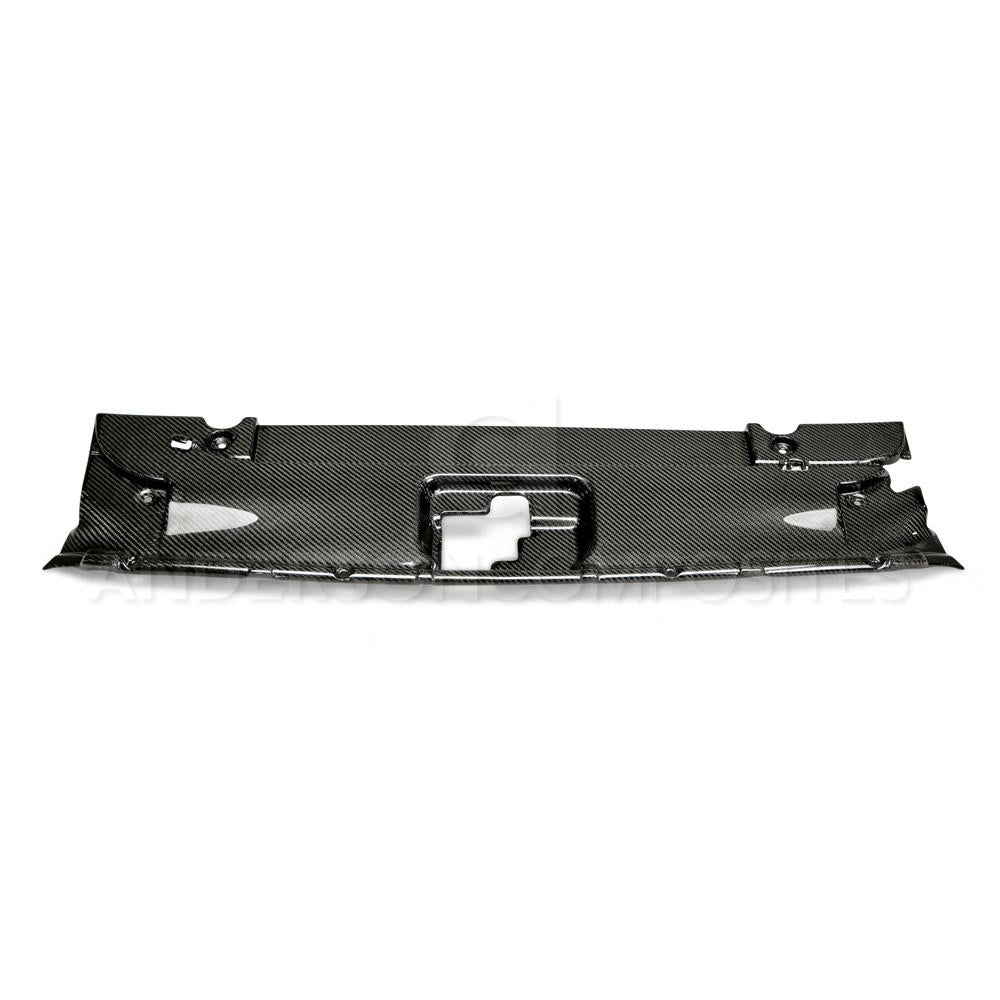 Anderson Composites AC-CP15FDMU Carbon Fiber Radiator Cover For 2015-2017 Ford Mustang Anderson Composites Radiator Shield  AXOPROS
