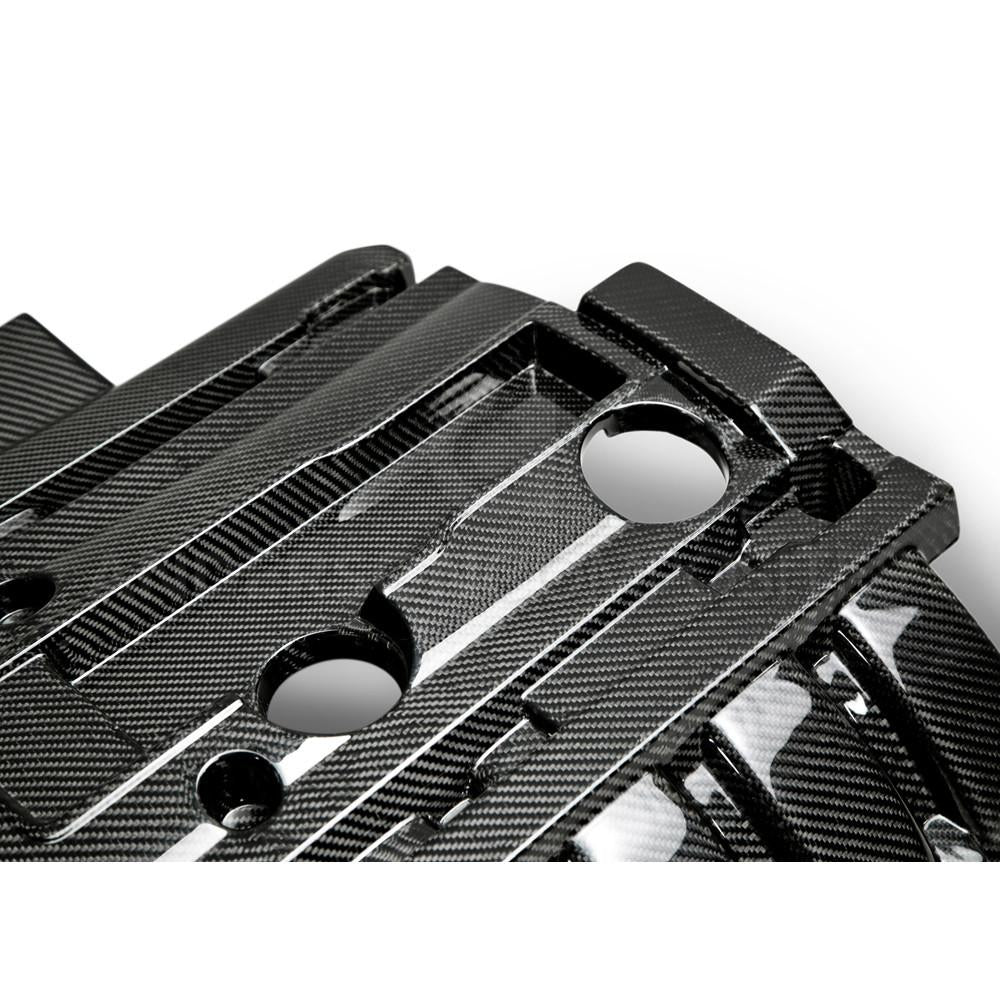 Anderson Composites AC-EC15FDMUEB Carbon Fiber Engine Cover For 2015-2020 Ford Mustang Eco Boost Anderson Composites Engine Cover  AXOPROS