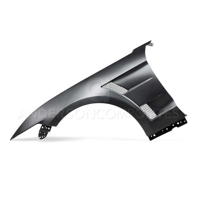 Anderson Composites AC-FF15FDMU-AT-GF Type-AT Fiberglass Front Fenders For 2015-2017 Ford Mustang (04inch Wider) (pair) Anderson Composites Fender  AXOPROS