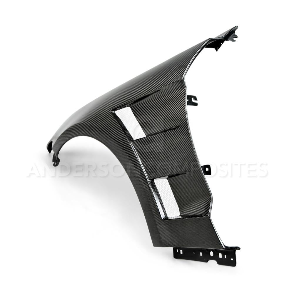 Anderson Composites AC-FF15FDMU-AT Type-AT Carbon Fiber Front Fenders For 2015-2017 Ford Mustang (04inch Wider) (pair) Anderson Composites Fender  AXOPROS