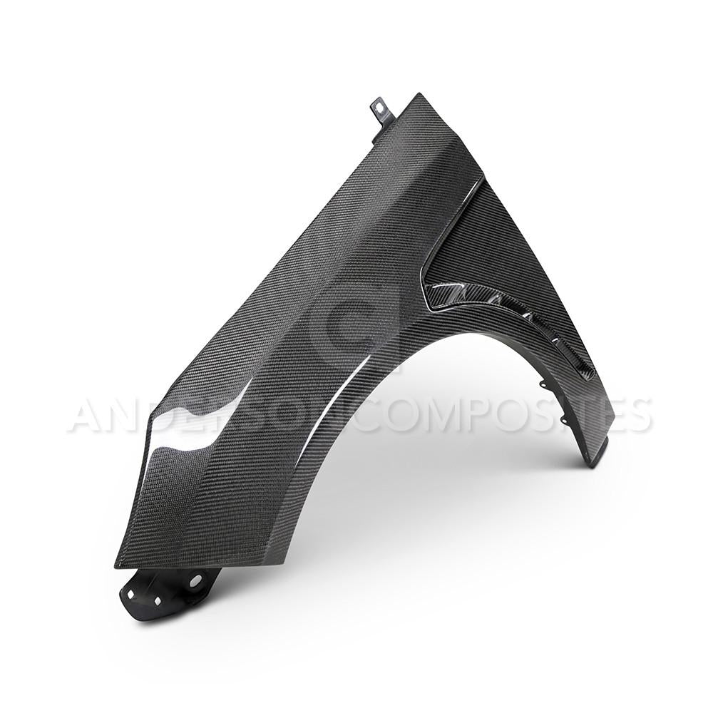 Anderson Composites AC-FF16FDFO-GR Type-GR Carbon Fiber Front Fenders For 2016-2018 Ford Focus RS (04inch Wider) (pair) Anderson Composites Fender  AXOPROS