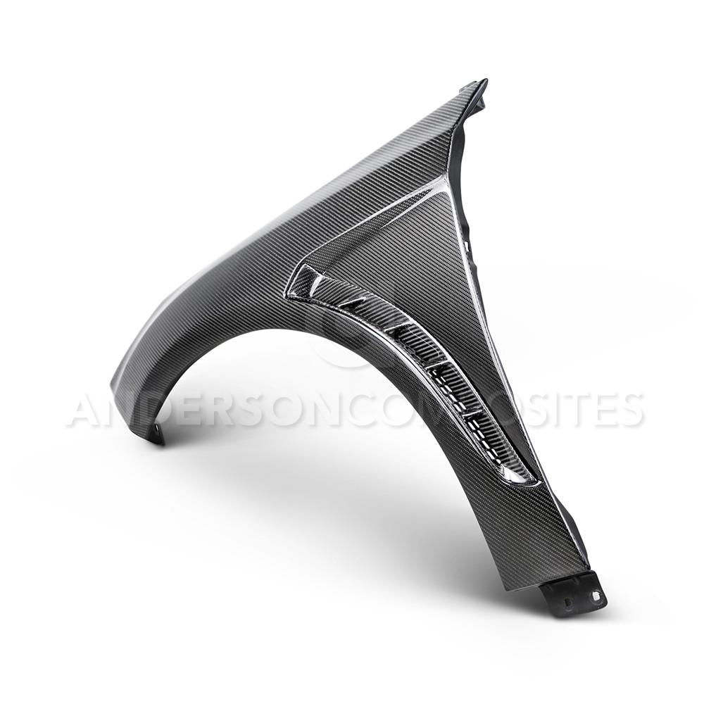Anderson Composites AC-FF16FDFO-GR Type-GR Carbon Fiber Front Fenders For 2016-2018 Ford Focus RS (04inch Wider) (pair) Anderson Composites Fender  AXOPROS
