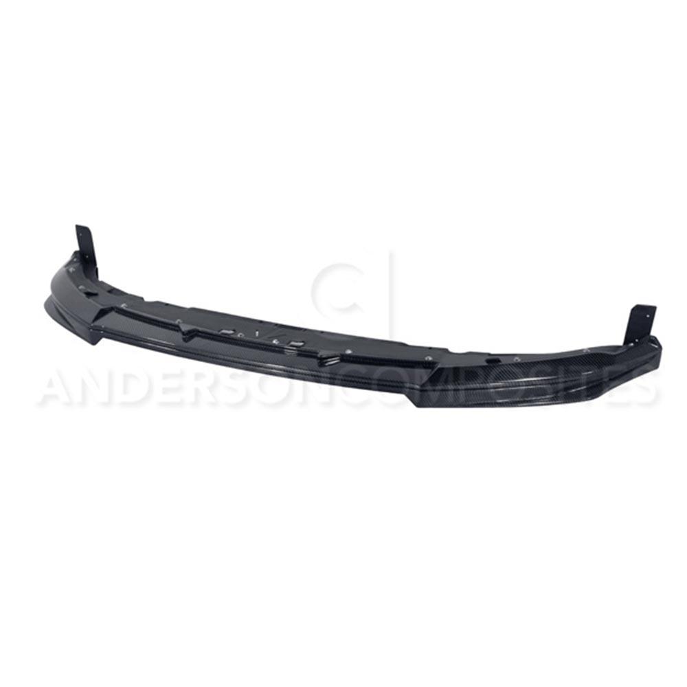 Anderson Composites AC-FL1213FDGT-OE Type-OE Carbon Fiber Front Chin Spoiler For 2010-2014 Ford Mustang Shelby GT500 Anderson Composites Aero Splitter  AXOPROS