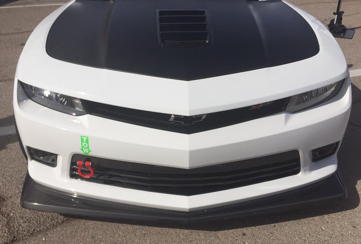 Anderson Composites AC-FL14CHCAM-Z28 Type-Z28 Carbon Fiber Front Lip For 2014-2015 Chevrolet Camaro Anderson Composites Aero Splitter  AXOPROS