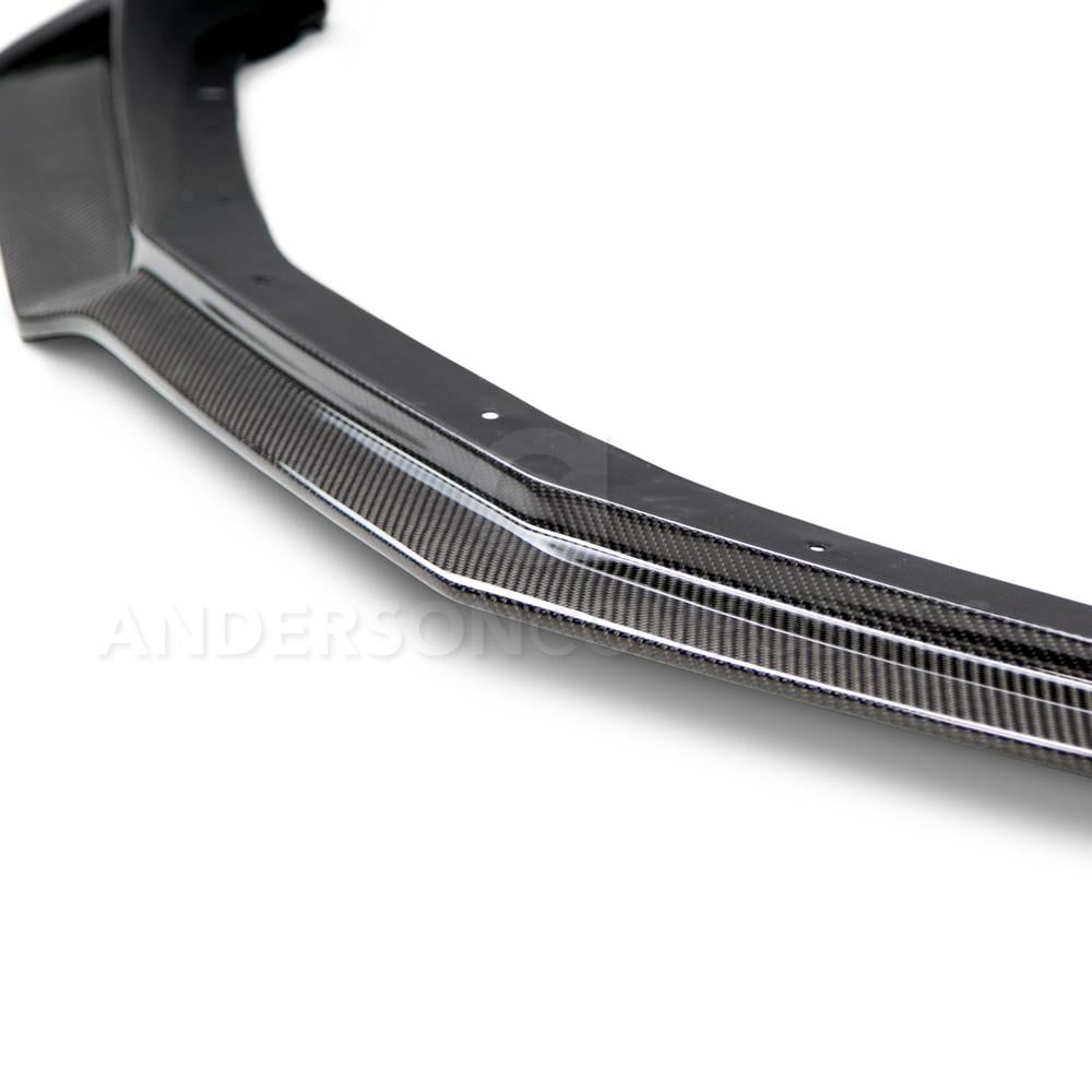 Anderson Composites AC-FL16CHCAM-AZ Type-AZ Carbon Fiber Front Chin Spoiler For 2016-2021 Chevrolet Camaro SS Anderson Composites Aero Splitter  AXOPROS