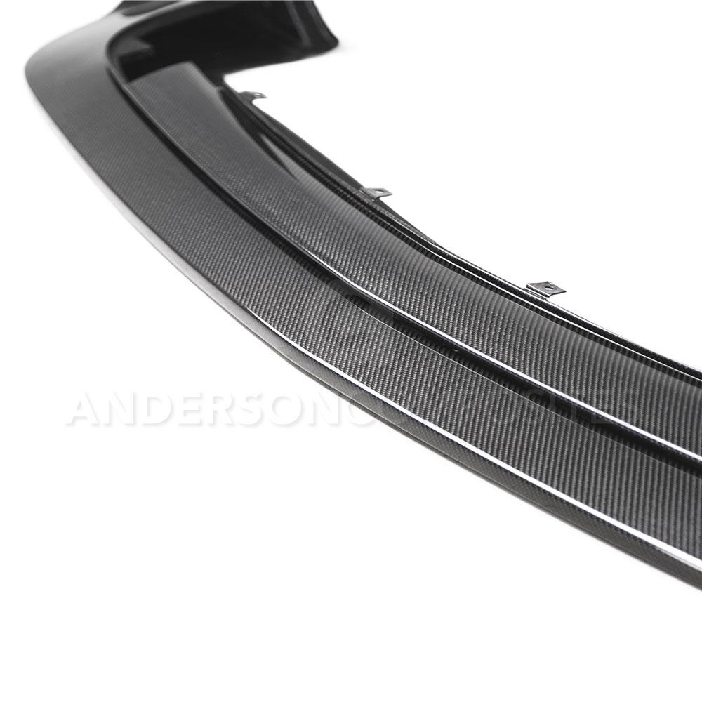 Anderson Composites AC-FL18DGCHHC Type-WB Carbon Fiber Front Chin Spoiler For 2018-2020 Dodge Challenger Widebody Anderson Composites Aero Splitter  AXOPROS