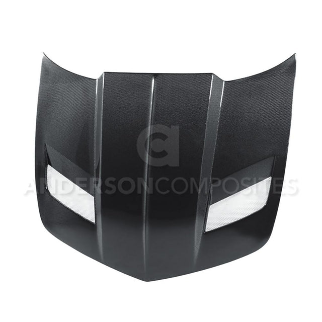 Anderson Composites AC-HD1011CHCAM-BBII Type-T2 Carbon Fiber Hood For 2010-2015 Chevrolet Camaro Anderson Composites Hood  AXOPROS