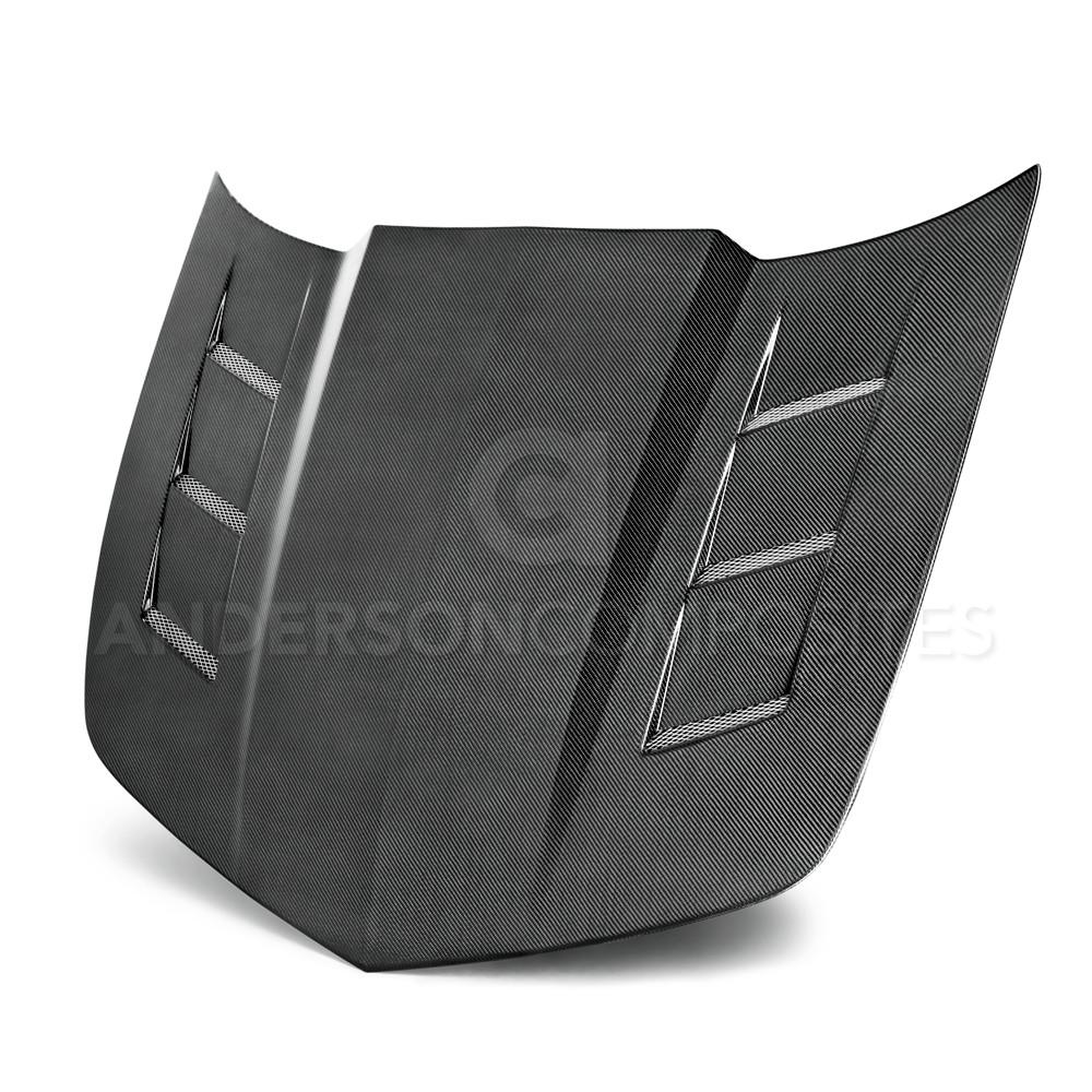 Anderson Composites AC-HD1011CHCAM-TSII Type-TSII Carbon Fiber Hood For 2010-2015 Chevrolet Camaro Anderson Composites Hood  AXOPROS