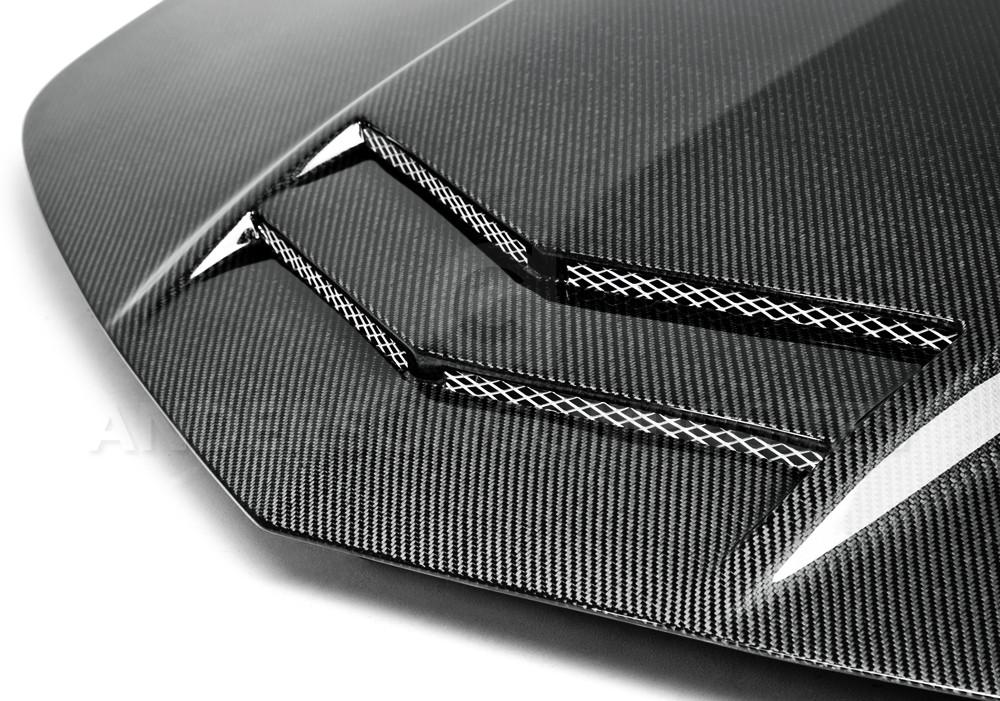 Anderson Composites AC-HD1011CHCAM-TT Type-TT Carbon Fiber Hood For 2010-2015 Chevrolet Camaro Anderson Composites Hood  AXOPROS