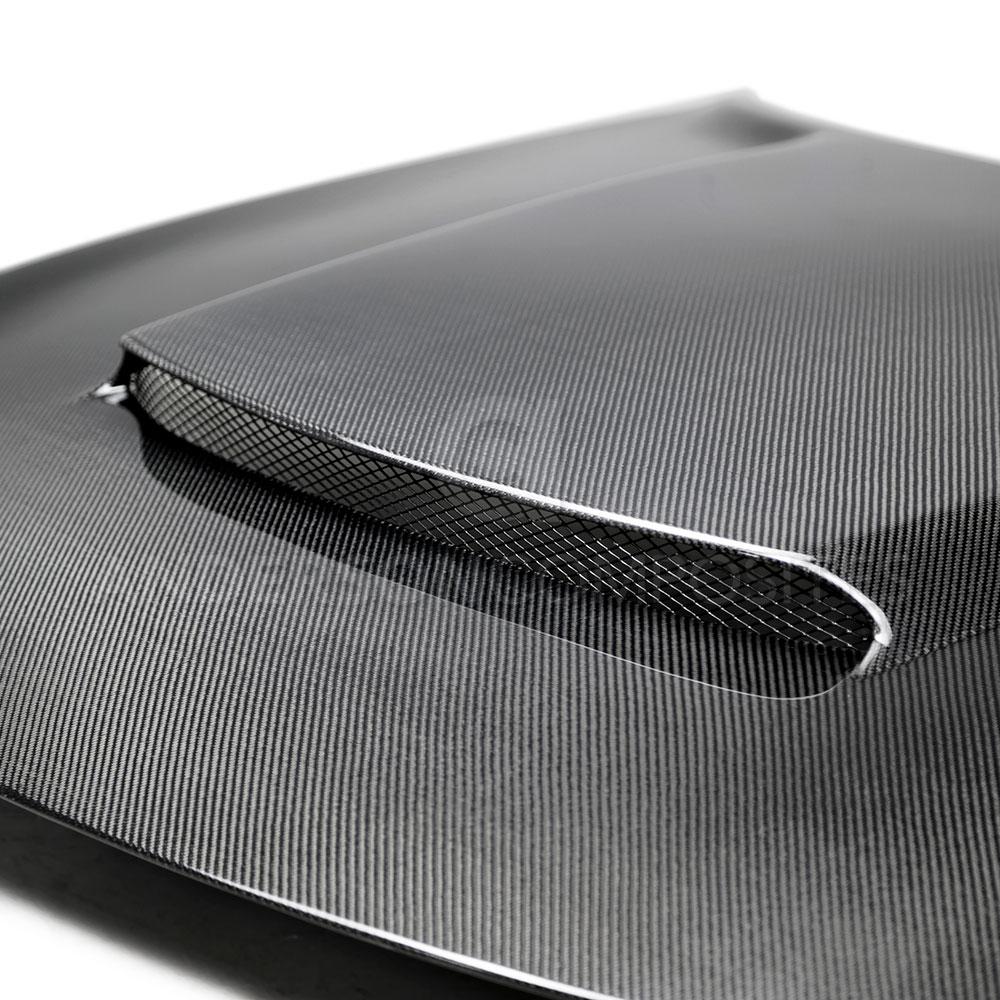 Anderson Composites AC-HD15DGCR-DM Type-DM (Demon Style) Carbon Fiber Hood For 2015-2021 Dodge Charger Anderson Composites Hood  AXOPROS