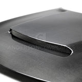 Anderson Composites AC-HD15DGCR-DM Type-DM (Demon Style) Carbon Fiber Hood For 2015-2021 Dodge Charger Anderson Composites Hood  AXOPROS