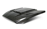 Anderson Composites AC-HD15FDMU-AB-DS Ram Air Double Sided Carbon Fiber Hood For 2015-2017 Ford Mustang Anderson Composites Hood  AXOPROS