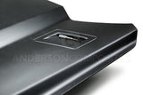 Anderson Composites AC-HD15FDMU-AT-GF Type-GTH Fiberglass Hood For 2015-2017 Ford Mustang Anderson Composites Hood  AXOPROS