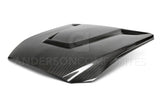 Anderson Composites AC-HD15FDMU-GR-DS Type-GR (GT350 Style) Double Sided Carbon Fiber Hood For 2015-2017 Ford Mustang Anderson Composites Hood  AXOPROS