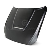 Anderson Composites AC-HD15FDMU-GR-GF Type-GR (GT350 Style) Fiberglass Hood For 2015-2017 Ford Mustang Anderson Composites Hood  AXOPROS