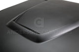 Anderson Composites AC-HD15FDMU-GR-GF Type-GR (GT350 Style) Fiberglass Hood For 2015-2017 Ford Mustang Anderson Composites Hood  AXOPROS
