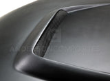 Anderson Composites AC-HD15FDMU-GR-GF Type-GR (GT350 Style) Fiberglass Hood For 2015-2017 Ford Mustang Anderson Composites Hood  AXOPROS