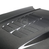 Anderson Composites AC-HD15FDMU-GT5-DS Type-GT5 Double Sided Carbon Fiber Hood For 2015-2017 Ford Mustang Anderson Composites Hood  AXOPROS