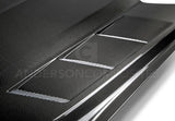 Anderson Composites AC-HD15FDMU-SA-DS Heat Extractor Double Sided Carbon Fiber Hood For 2015-2017 Ford Mustang Anderson Composites Hood  AXOPROS