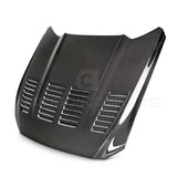 Anderson Composites AC-HD15FDMU-TW-DS Type-TW Double Sided Carbon Fiber Hood For 2015-2017 Ford Mustang Anderson Composites Hood  AXOPROS