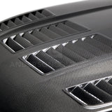 Anderson Composites AC-HD15FDMU-TW-DS Type-TW Double Sided Carbon Fiber Hood For 2015-2017 Ford Mustang Anderson Composites Hood  AXOPROS