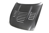 Anderson Composites AC-HD15FDMU350-CR-DRY Type-CR Dry Carbon Fiber Hood For 2015-2020 Ford Mustang Shelby GT350 & GT350R Anderson Composites Hood  AXOPROS