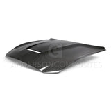 Anderson Composites AC-HD15FDMU350-OE-DS Double Sided Carbon Fiber Hood For 2015-2020 Ford Mustang Shelby GT350 & GT350R Anderson Composites Hood  AXOPROS