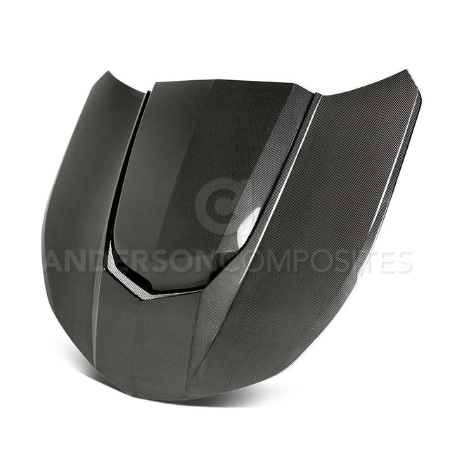 Anderson Composites AC-HD16CHCAM-AZ-DS Type-AZ Double Sided Carbon Fiber Hood For 2016-2021 Chevrolet Camaro Anderson Composites Hood  AXOPROS