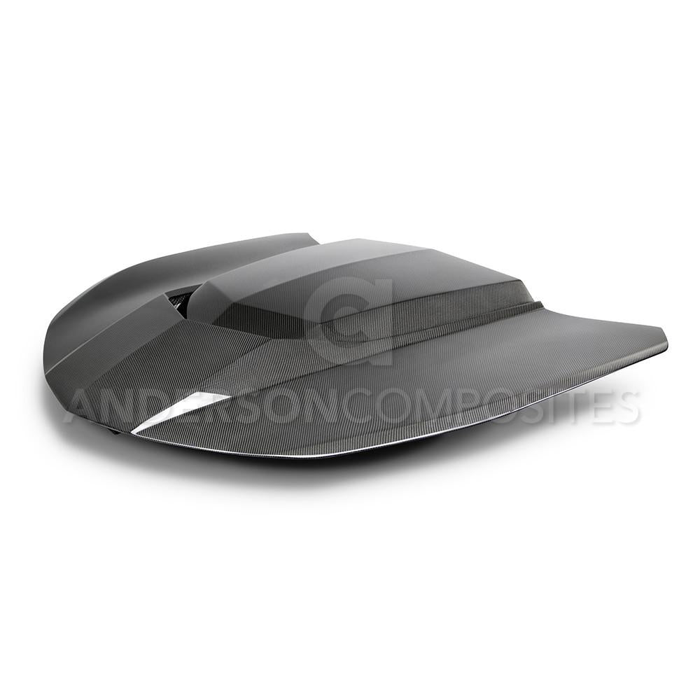 Anderson Composites AC-HD16CHCAM-AZ-DS Type-AZ Double Sided Carbon Fiber Hood For 2016-2021 Chevrolet Camaro Anderson Composites Hood  AXOPROS