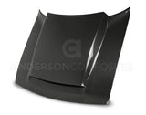 Anderson Composites AC-HD18DGCHDM-KB Type-DP Carbon Fiber Demon Style Cowl Hood For 2018-2020 Challenger Anderson Composites Hood  AXOPROS