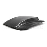 Anderson Composites AC-HD18FDMU-CJ-DS Type-CJ Double Sided Carbon Fiber 4 Inch Cowl Hood For 2018-2020 Ford Mustang Anderson Composites Hood  AXOPROS