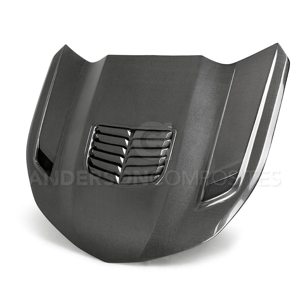 Anderson Composites AC-HD19CHCAM-T2-DS Type-T2 Doubled Sided Carbon Fiber Hood For 2016-2021 Chevrolet Camaro (2019-2021 SS Style) Anderson Composites Hood  AXOPROS