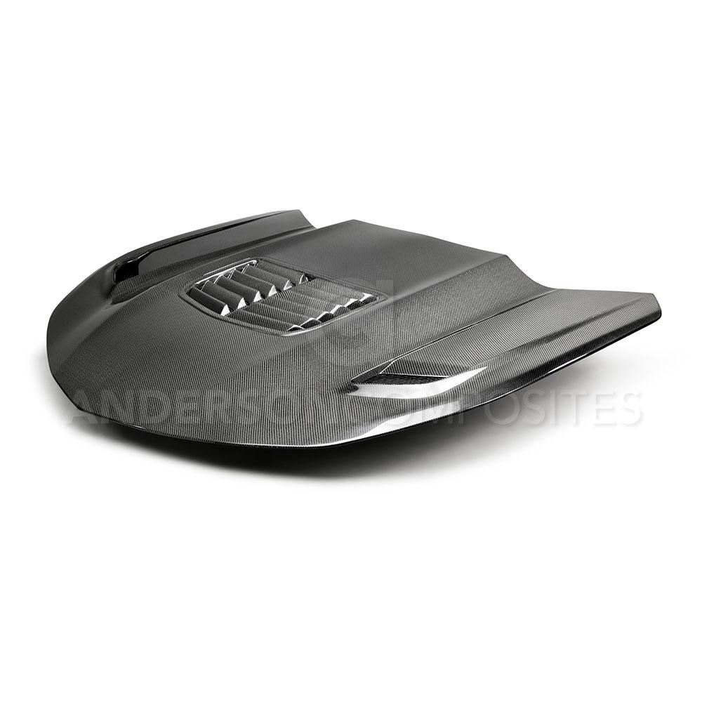 Anderson Composites AC-HD19CHCAM-T2-DS Type-T2 Doubled Sided Carbon Fiber Hood For 2016-2021 Chevrolet Camaro (2019-2021 SS Style) Anderson Composites Hood  AXOPROS
