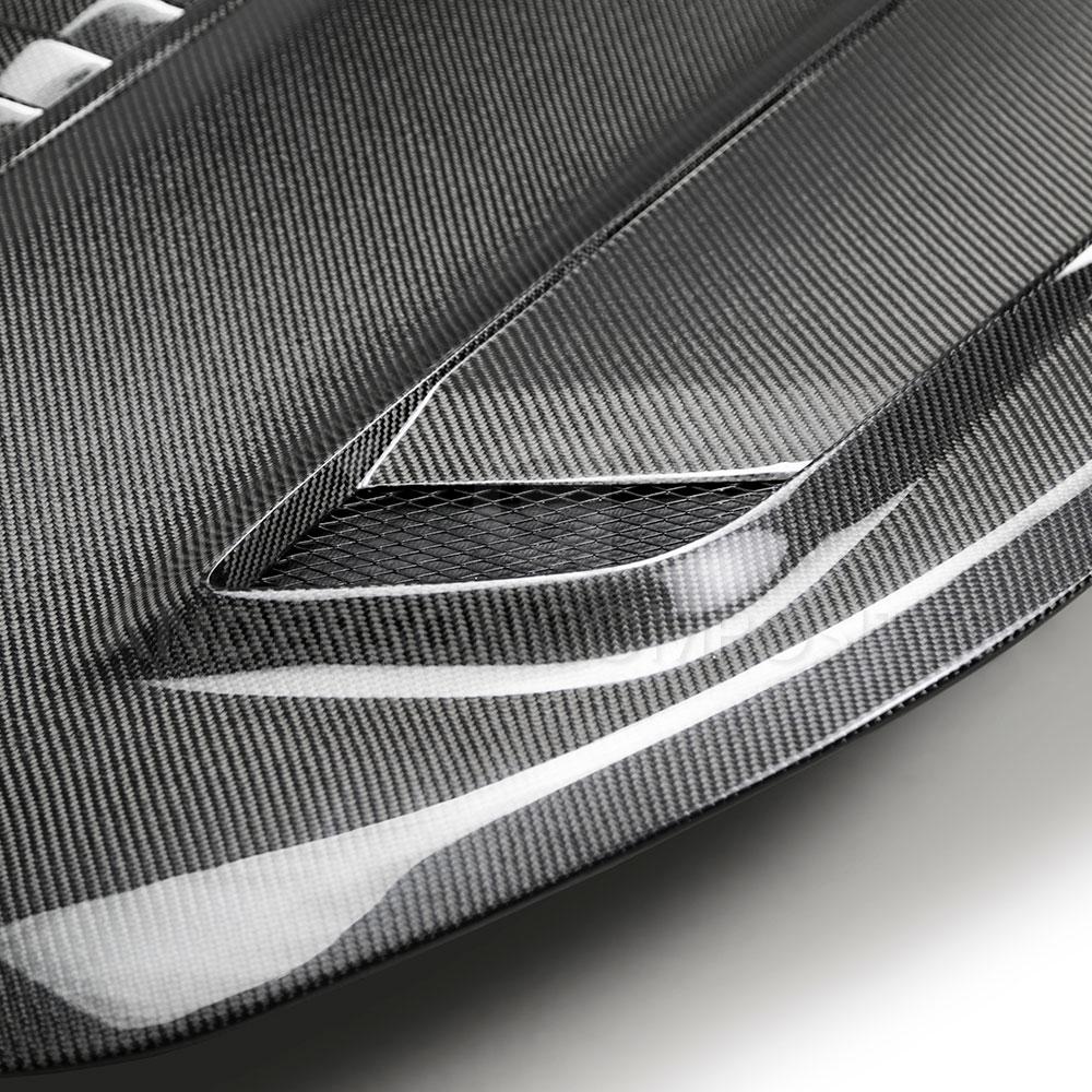Anderson Composites AC-HD19CHCAM-T2-DS Type-T2 Doubled Sided Carbon Fiber Hood For 2016-2021 Chevrolet Camaro (2019-2021 SS Style) Anderson Composites Hood  AXOPROS