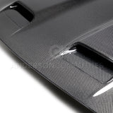 Anderson Composites AC-HD19DGCHHC-RE Type-RE (Dual Snorkel Style) Carbon Fiber Hood For 2019 Dodge Challenger Hellcat/Redeye Anderson Composites Hood  AXOPROS