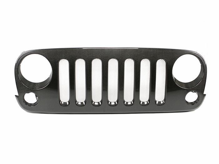 Anderson Composites AC-JPFG Carbon Fiber Front Grille For 2007-2018 Jeep JK Anderson Composites Grille  AXOPROS