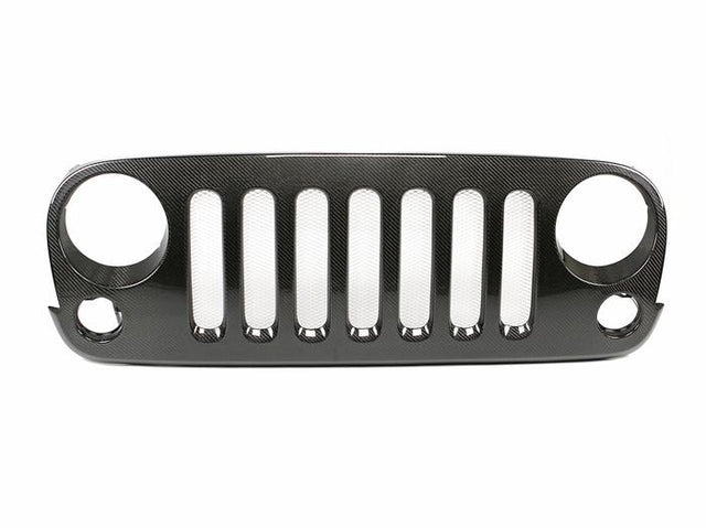 Anderson Composites AC-JPFG Carbon Fiber Front Grille For 2007-2018 Jeep JK Anderson Composites Grille  AXOPROS