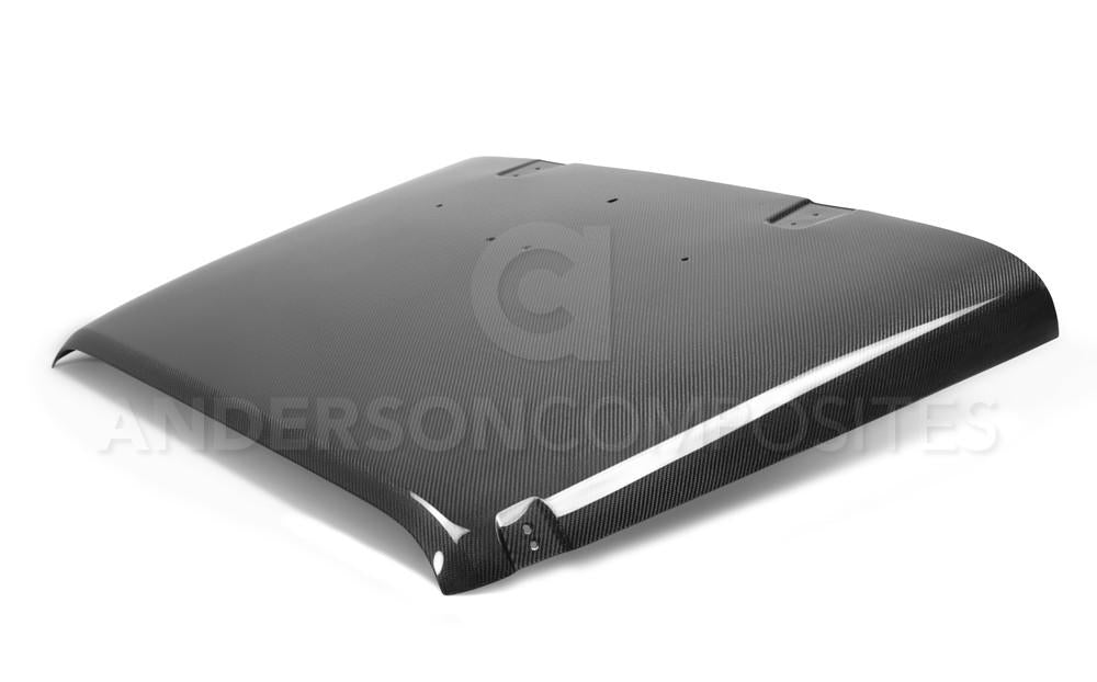 Anderson Composites AC-JPFH Type-OE Carbon Fiber Hood For 2007-2018 Jeep JK Anderson Composites Hood  AXOPROS