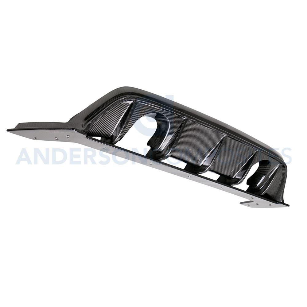 Anderson Composites AC-RL16FDFO-AR Type-AR Carbon Fiber Rear Diffuser For 2016-2018 Ford Focus RS Anderson Composites Valance Panel  AXOPROS