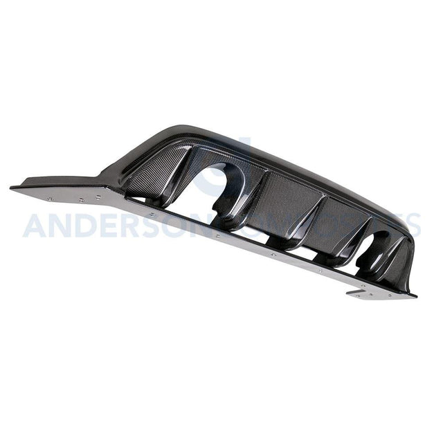 Anderson Composites AC-RL16FDFO-AR Type-AR Carbon Fiber Rear Diffuser For 2016-2018 Ford Focus RS Anderson Composites Valance Panel  AXOPROS
