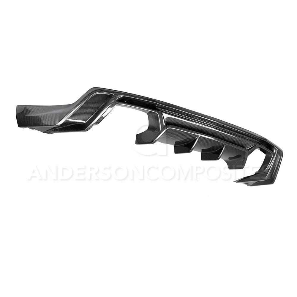 Anderson Composites AC-RL17CHCAMZL-AZ Type-AZ Carbon Fiber Rear Diffuser For 2017-2021 Chevrolet Camaro ZL1 1LE Anderson Composites Valance Panel  AXOPROS