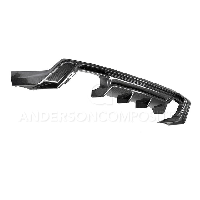 Anderson Composites AC-RL17CHCAMZL-AZ Type-AZ Carbon Fiber Rear Diffuser For 2017-2021 Chevrolet Camaro ZL1 1LE Anderson Composites Valance Panel  AXOPROS