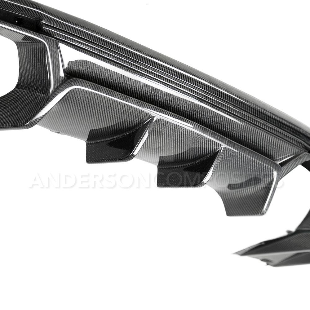 Anderson Composites AC-RL17CHCAMZL-AZ Type-AZ Carbon Fiber Rear Diffuser For 2017-2021 Chevrolet Camaro ZL1 1LE Anderson Composites Valance Panel  AXOPROS