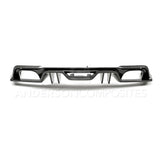 Anderson Composites AC-RL18FDMU-AR Type-AR Carbon Fiber Quad Tip Rear Valance For 2018-2020 Ford Mustang Anderson Composites Valance Panel  AXOPROS