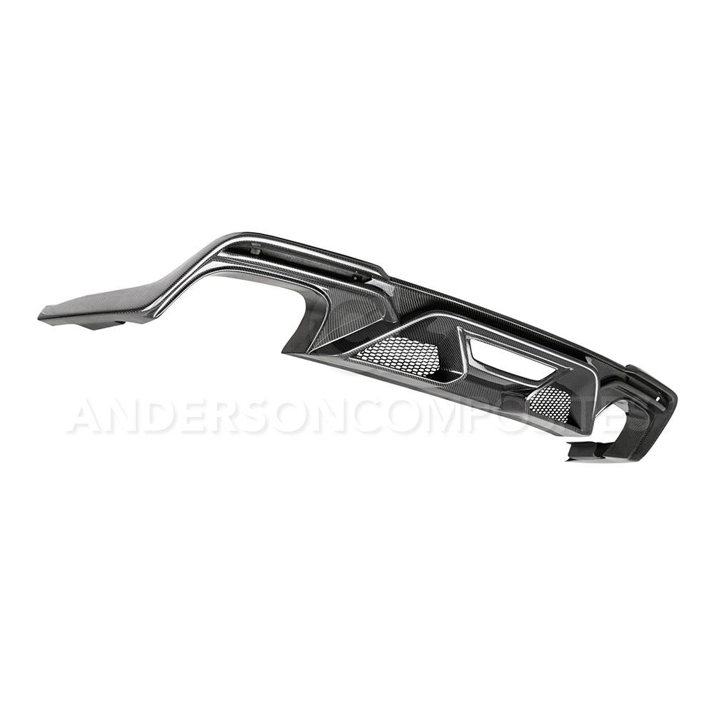Anderson Composites AC-RL20FDMU500 Carbon Fiber Rear Diffuser For 2020-2021 Ford Mustang Shelby GT500 Anderson Composites Valance Panel  AXOPROS