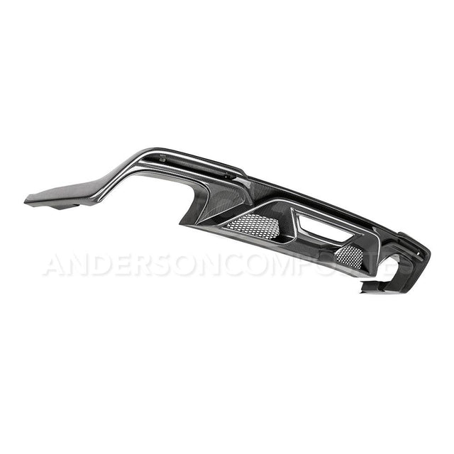 Anderson Composites AC-RL20FDMU500 Carbon Fiber Rear Diffuser For 2020-2021 Ford Mustang Shelby GT500 Anderson Composites Valance Panel  AXOPROS