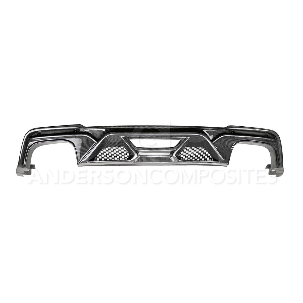 Anderson Composites AC-RL20FDMU500 Carbon Fiber Rear Diffuser For 2020-2021 Ford Mustang Shelby GT500 Anderson Composites Valance Panel  AXOPROS