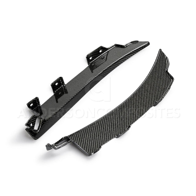 2020-2021 Shelby GT500 Carbon Fiber Rear Splash Guards Anderson Composites Quarter Panel Splash Shield  AXOPROS