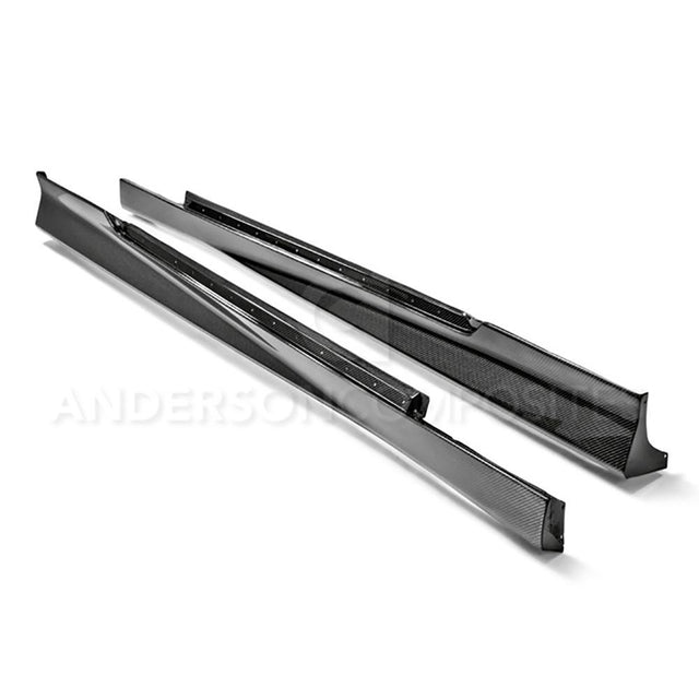 Anderson Composites AC-SS1011CHCAM-OE Type-OE Carbon Fiber Side Rocker Panels For 2010-2013 Chevrolet Camaro Anderson Composites Side Skirt  AXOPROS