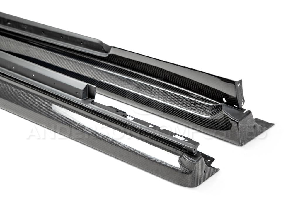 Anderson Composites AC-SS14CHCAM-Z28 Type-Z28 Carbon Fiber Side Skirts For 2014-2015 Chevrolet Camaro Anderson Composites Side Skirt  AXOPROS